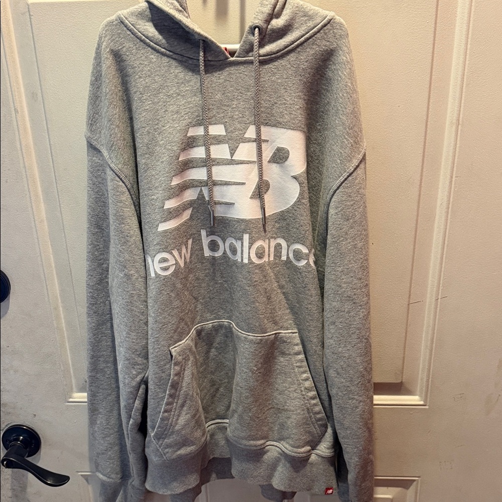 New Balance Light Gray Hoodie